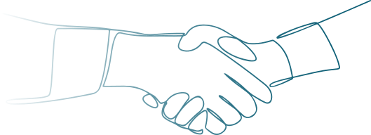 Illustration of a handshake