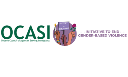 OCASI - Initiative to End Gender Based Violence Logo