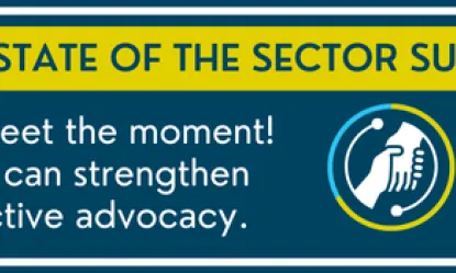 2025 state of the sector survey logo