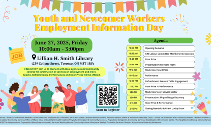Youth and Newcomer Workers Employment Information Day