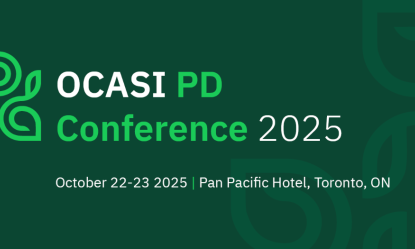OCASI professional development conference 2025 logo