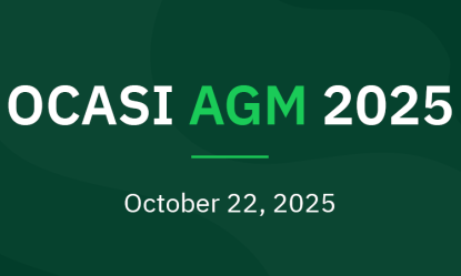 OCASI AGM 2025 flyer