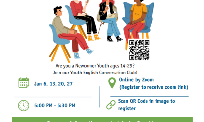Youth English Conversation Club Flyer