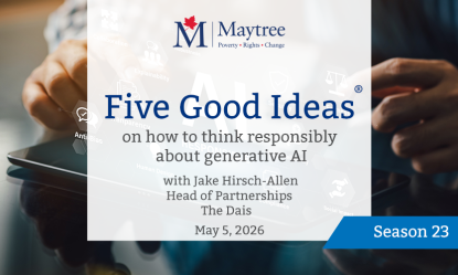 Maytree Maytree Five Good Ideas on how to think responsibly about generative AI