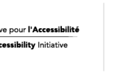 logo de l'Initiative pour l'accessibilité d'OCASI avec logo du Conseil national du logement 