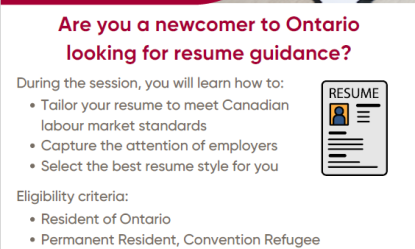 Resume Critique Sessions