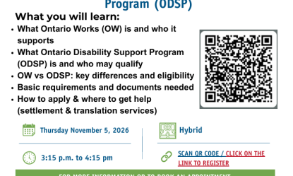Ontario Works (OW) & Ontario Disability Support Ontario Works (OW) & Ontario Disability Support Program (ODSP)