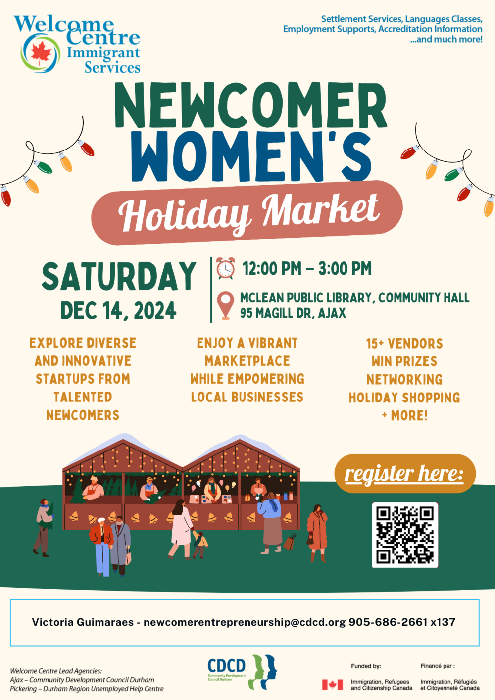 Newcomer Women's Holiday Market