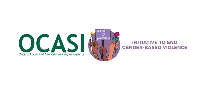 OCASI - Initiative to End Gender Based Violence Logo