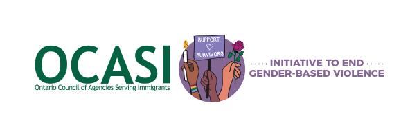 OCASI Initiative to End Gender-Based Violence Logo