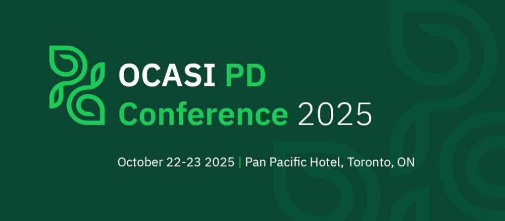 OCASI professional development conference 2025 logo