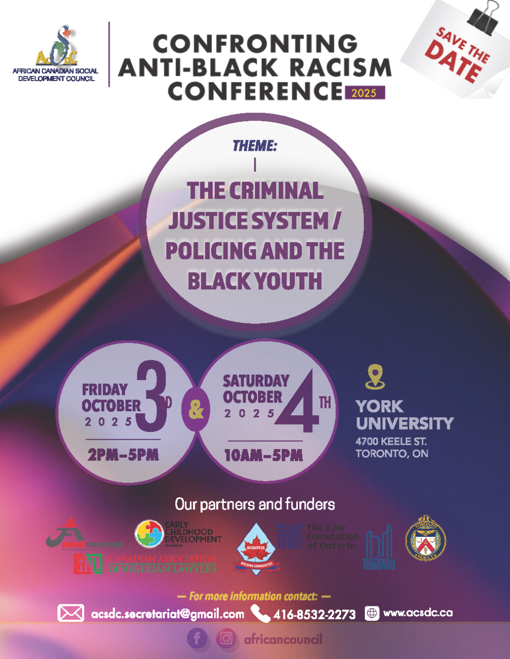 confronting anti-Black racism conference flyer