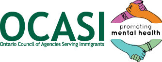 OCASI promoting mental health logo
