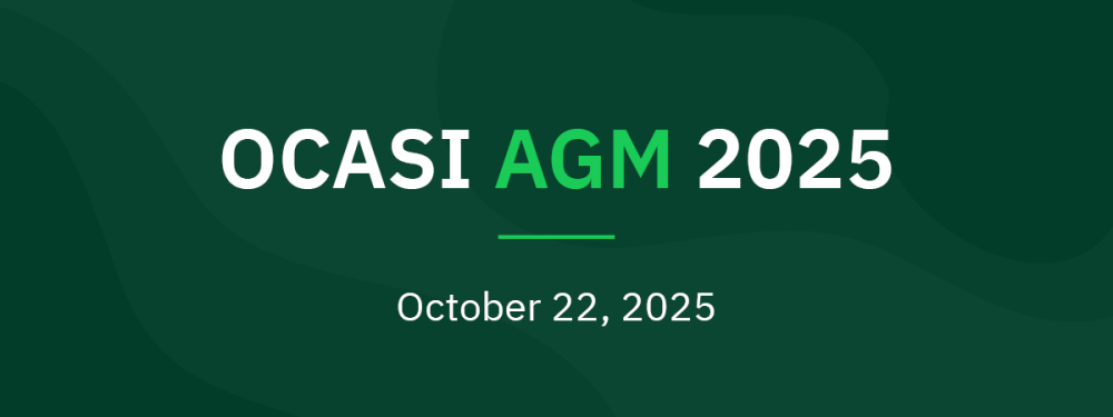 OCASI AGM 2025 flyer