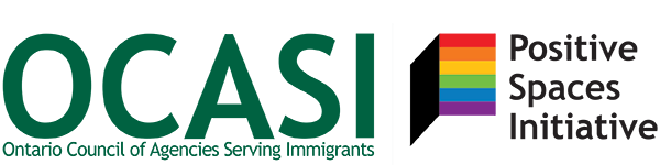 OCASI positive spaces initiative logo