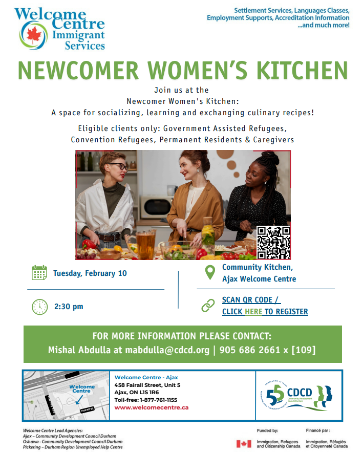 Newcomer women’s Kitchen