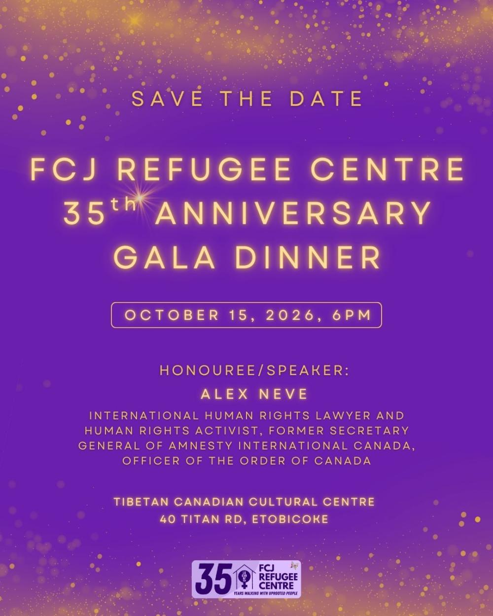 Save the date and mark your calendar! We are celebrating our 35th anniversary this year, and the highlight will be a very special Gala Dinner you won’t want to miss.