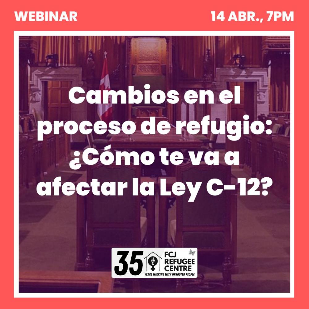 Are you a refugee claimant? You are invited to participate in the IRB-RPD VIRTUAL   refugee hearing orientations every other Thursday. Next one is on April 16