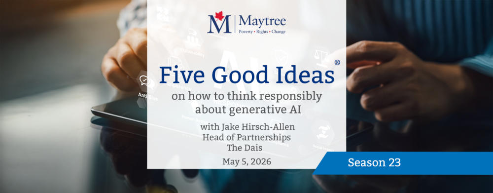Maytree Maytree Five Good Ideas on how to think responsibly about generative AI