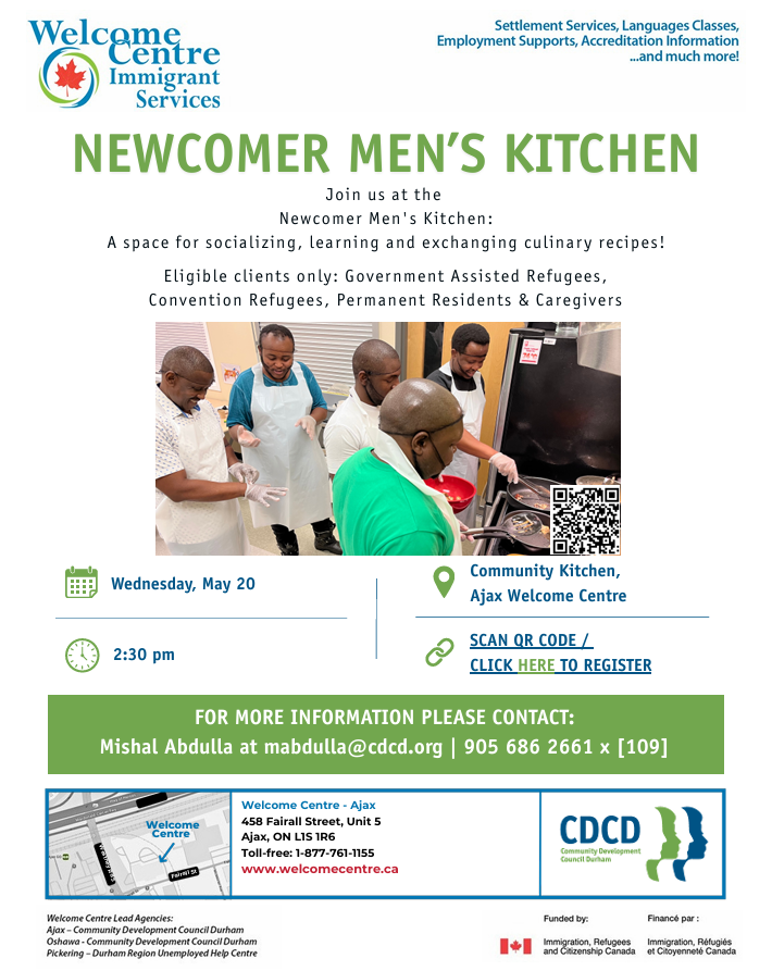 Newcomer men’s Kitchen