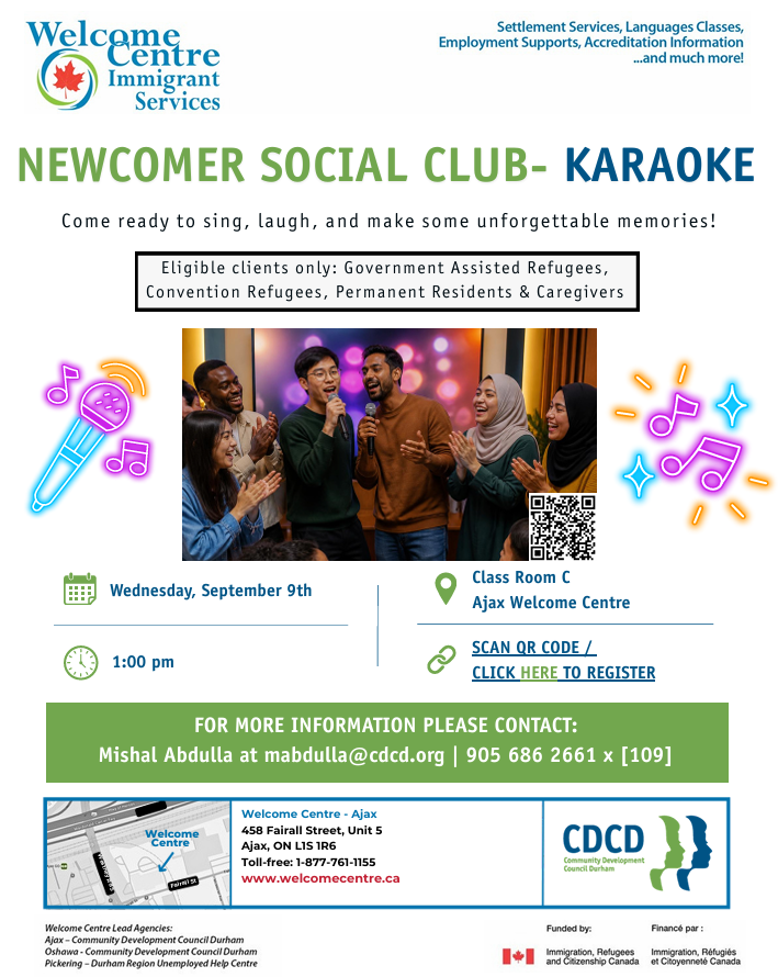 NEWCOMER SOCIAL CLUB- KARAOKE