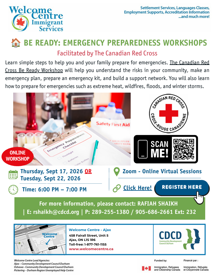 EMERGENCY PREPAREDNESS WORKSHOPS