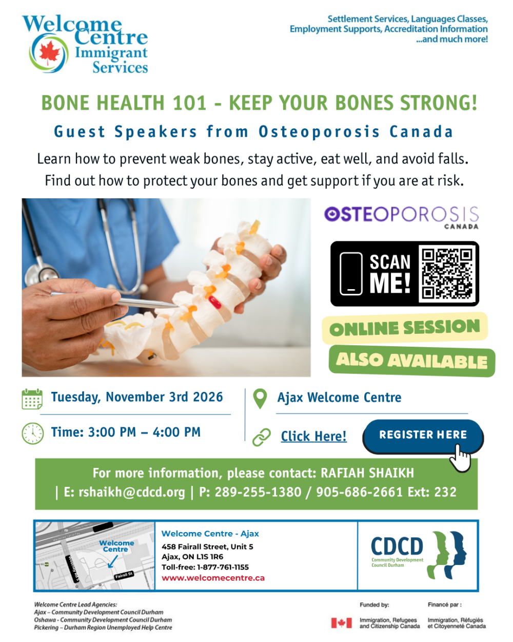 BONE HEALTH 101 - KEEP YOUR BONES STRONG!